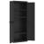 Dulap depozitare de exterior, negru, 65x37x165 cm, PP GartenMobel Dekor