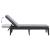 Șezlong cu pernă, antracit, 186x60x29 cm, PP GartenMobel Dekor