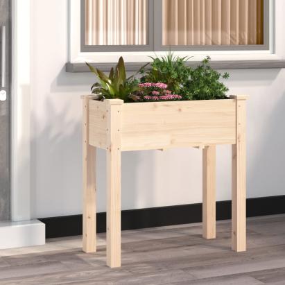 Jardinieră cu căptușeală, 71x37x76 cm, lemn masiv de brad GartenMobel Dekor