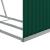 Suport pentru bușteni, verde, 120x45x100 cm, oțel galvanizat GartenMobel Dekor