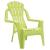 Scaune grădină de copii 2 buc. verde 37x34x44 cm PP aspect lemn GartenMobel Dekor