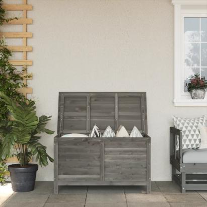 Ladă depozitare grădină antracit 99x49,5x58,5cm lemn masiv brad GartenMobel Dekor