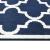 Covor de exterior, bleumarin/alb, 100x200 cm, design reversibil GartenMobel Dekor