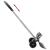 Lopată de zăpadă cu mâner extensibil negru 66 cm lamă din oțel GartenMobel Dekor