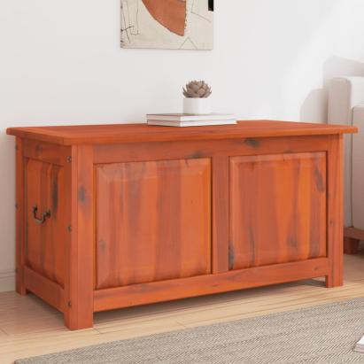 Cufăr de depozitare cu capac, maro, lemn masiv de acacia GartenMobel Dekor
