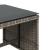 Scaune de grădină cu perne, 4 buc. gri 41x41x36 cm poliratan GartenMobel Dekor
