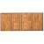 Masă grădină blat din lemn acacia, negru 190x80x74 cm poliratan GartenMobel Dekor