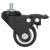 Roți pivotante, 4 buc., negru, 35 mm, fier GartenMobel Dekor