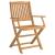 Scaune grădină pliante 2 buc. 58x54,5x90 cm lemn masiv acacia GartenMobel Dekor