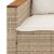Set canapele de grădină, 3 piese, cu perne, bej, poliratan GartenMobel Dekor