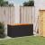 Ladă depozitare grădină negru 110x50x54cm lemn acacia/poliratan GartenMobel Dekor