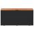 Ladă depozitare grădină negru 110x50x54cm lemn acacia/poliratan GartenMobel Dekor