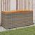 Ladă depozitare grădină gri 110x50x54 cm lemn acacia poliratan GartenMobel Dekor