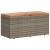 Ladă depozitare grădină gri 110x50x54 cm lemn acacia poliratan GartenMobel Dekor