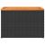 Mese laterale de grădină 2 buc. negru 55x34x37cm lemn/poliratan GartenMobel Dekor