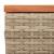 Mese laterale de grădină 2 buc. bej 55x34x37cm lemn/poliratan GartenMobel Dekor