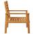 Canapele de grădină, 2 buc., 66,5x65x81 cm, lemn masiv acacia GartenMobel Dekor