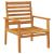 Canapele de grădină, 2 buc., 66,5x65x81 cm, lemn masiv acacia GartenMobel Dekor