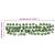 Spalier frunze struguri false extensibil 5 buc verde 180x30 cm GartenMobel Dekor
