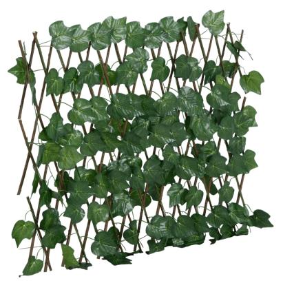 Spalier frunze struguri artificiale extensibil, verde 190x60 cm GartenMobel Dekor
