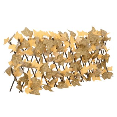 Spalier frunze arțar artificiale extensibil, oranj, 180x30 cm GartenMobel Dekor