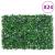 Gard din frunze de arbust artificiale, 24 buc. verde 40x60 cm GartenMobel Dekor
