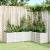 Jardinieră de grădină cu spalier, alb, 160x120x140 cm PP GartenMobel Dekor