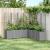 Jardinieră de grădină cu spalier gri deschis 160x160x140 cm PP GartenMobel Dekor