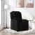 Fotoliu rabatabil, negru, material textil GartenMobel Dekor