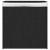 Coș de rufe cu 2 secțiuni, negru, 53x35x57 cm, poliratan GartenMobel Dekor