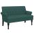 Banchetă cu spătar, verde închis, 120x62x75,5 cm, textil GartenMobel Dekor