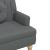Banchetă cu perne, gri închis, 113x64,5x75,5 cm, textil GartenMobel Dekor