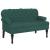 Banchetă cu spătar, verde închis, 119,5x64,5x75 cm, catifea GartenMobel Dekor