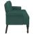 Banchetă cu spătar, verde închis, 119,5x64,5x75 cm, catifea GartenMobel Dekor