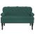 Banchetă cu spătar, verde închis, 119,5x64,5x75 cm, catifea GartenMobel Dekor