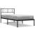 Cadru de pat din metal cu tăblie, negru, 100x200 cm GartenMobel Dekor
