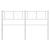 Tăblie de pat metalică, alb, 135 cm GartenMobel Dekor