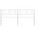 Tăblie de pat metalică, alb, 180 cm GartenMobel Dekor