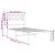 Cadru de pat metalic cu tăblie, alb, 75x190 cm GartenMobel Dekor
