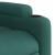Fotoliu de masaj rabatabil, verde închis, material textil GartenMobel Dekor