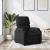 Fotoliu rabatabil, negru, material textil GartenMobel Dekor
