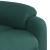Fotoliu de masaj rabatabil, verde închis, material textil GartenMobel Dekor