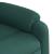 Fotoliu de masaj rabatabil, verde închis, material textil GartenMobel Dekor