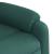 Fotoliu de masaj rabatabil, verde închis, material textil GartenMobel Dekor