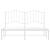 Cadru de pat metalic cu tăblie, alb, 135x190 cm GartenMobel Dekor