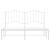 Cadru de pat metalic cu tăblie, alb, 140x200 cm GartenMobel Dekor