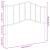 Tăblie de pat metalică, alb, 100 cm GartenMobel Dekor
