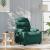Fotoliu de masaj rabatabil, verde închis, material textil GartenMobel Dekor