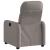 Fotoliu rabatabil, gri taupe, material textil GartenMobel Dekor