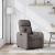 Fotoliu rabatabil, gri taupe, material textil GartenMobel Dekor